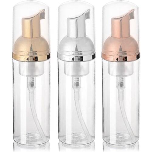 50ML Clear Foam Bottle Liquid Soap Shampoo Lotion Shower Gel Dispenser Container GXMC