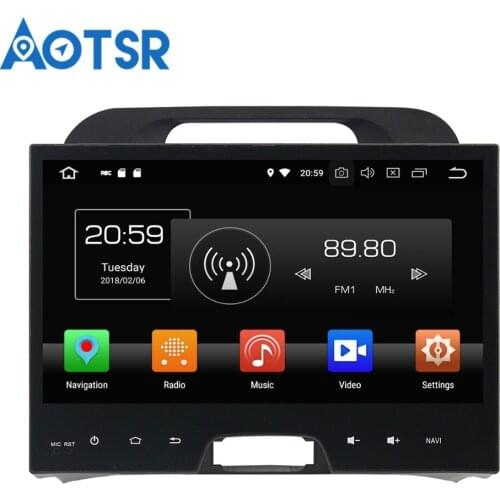 Aotsr Android 8.0 7.1 GPS navigation Car DVD Player For KIA Sportage 2010-2012 multimedia radio recorder 2 DIN 4GB+32GB 2GB+16GB