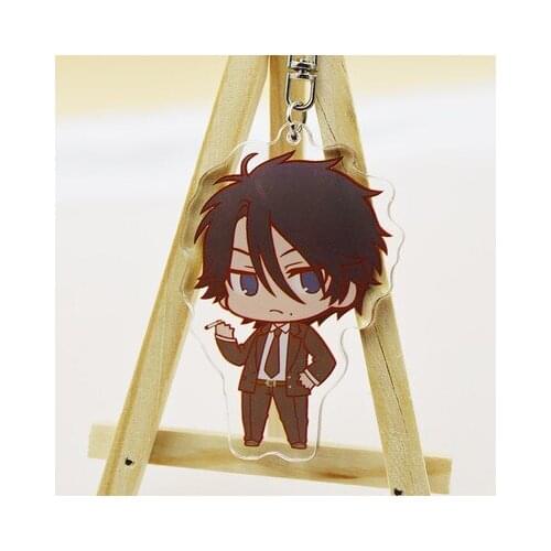 2021New Anime Hitorijime My Hero Yaoi Ooshiba Kousuke Cartoon Keyring Double-sided Itabag Keychain Pendant Game Fashion Gifts