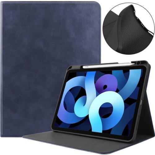 Case for Apple Ipad Air 4 10.9 inch 2020 A2324 A2072 Auto Wake Up Sleep Shockproof Flip Tablet Protective Cover PU Leather Case