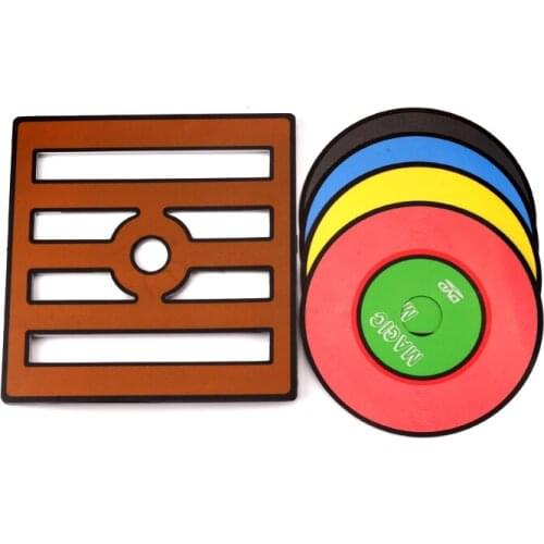 Color Changing CDs / Vanishing CD Magic Tricks (Not Include Silk) DISK Clip Stage Magic Props Mentalism Illusion Gimmick