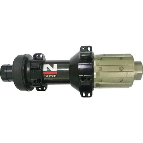 Novatec D412CB-CL Center Lock Carbon Alloy Disc Rear Hub Straight Pull 24 Holes Shim9-11S Freehub QR 10×135 Thru TA 135mm 142mm