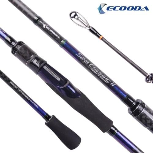 ECOODA ESCB II 1.45m 1.65m 1.85m 2.05m Boat Rod Japan Full Fuji parts Solid Carbon Tip sea rod Spinning/Casting rod