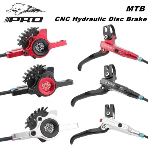 IIIPRO MTB Mountain Bike Aluminum Alloy Ultralight CNC Hydraulic Disc Brake Set