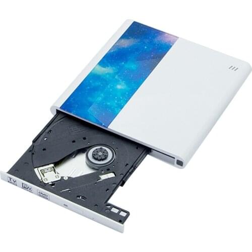 Computer External Optical Drive DVD Burner DVD-ROM: 8X CD-ROM: 24X Optical Disc Player Type-C Burner DVD Player for TV