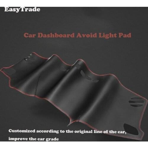 For Kia Rio 4 2018 2019 2020 Car dashboard Avoid light pad Leather Instrument platform desk cover Mats Carpets Auto Accessories
