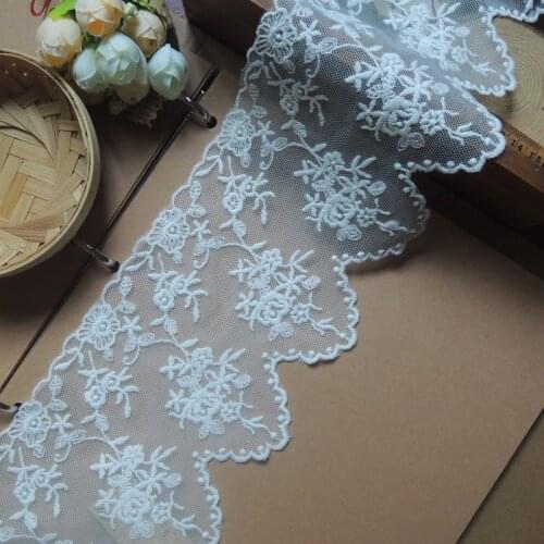 Custom made hand-made DIY lace lace garment accessories, mesh embroidery, wide 10.5cm