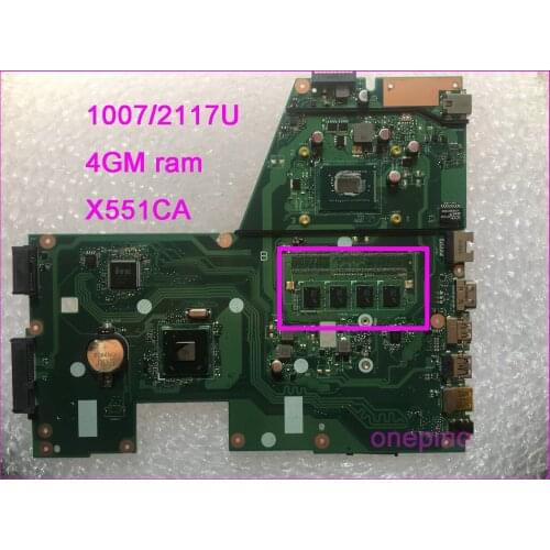 Laptop Motherboard For ASUS X551CA REV.2.2 Notebook motherboard Mainboard tested