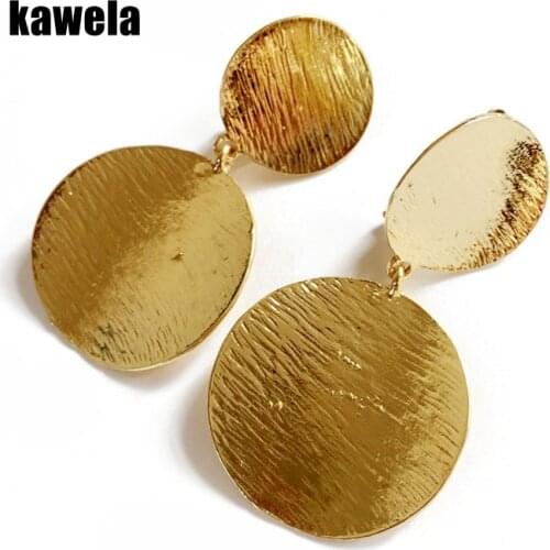 Metal Fashion Punk Style Clip Earring Statement Textured