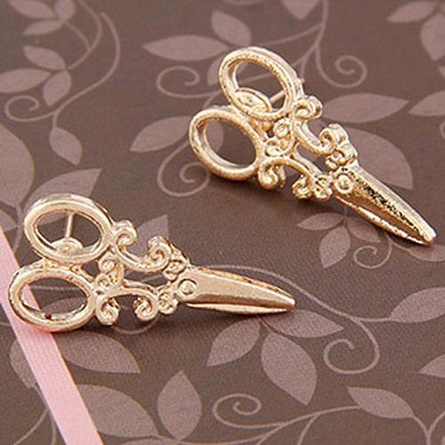 Mini Scissors Brooch Creative Creative Matching Personality Brooch Small Suit Collar Pin