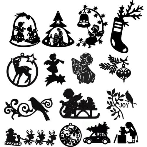 Christmas Series 2021 New Metal Cutting Dies for Card Making Dies Scrapbooking DIY Paper Craft Dies Embossing Die Cut