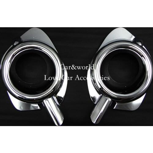 Front Fog Light Cover Trims Foglights Lamp Frame Garnish For Mitsubishi Pajero Sport 2013-2016 Auto Styling Accessories