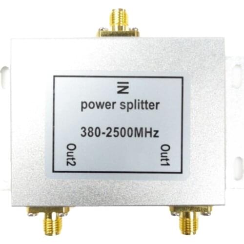 Package Mail Power Divider Combiner Power Distributor 1 / 2 1 / 2 380-2500mhz SMA Outer Screw Inner Hole