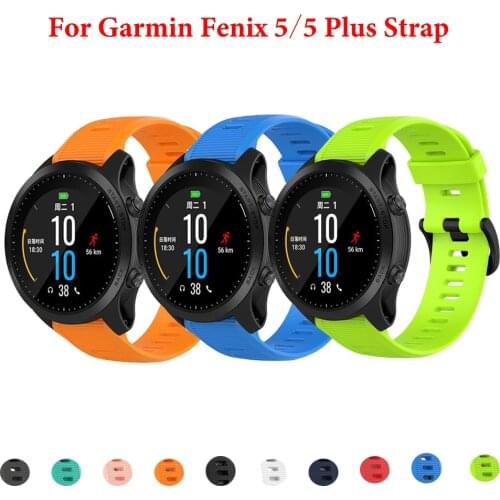 22mm Soft Silicone Watchband Strap for Garmin Fenix 5 5 plus 6 6 Pro Strap Quick Fit for Garmin Forerunner 935 945 Wrist band