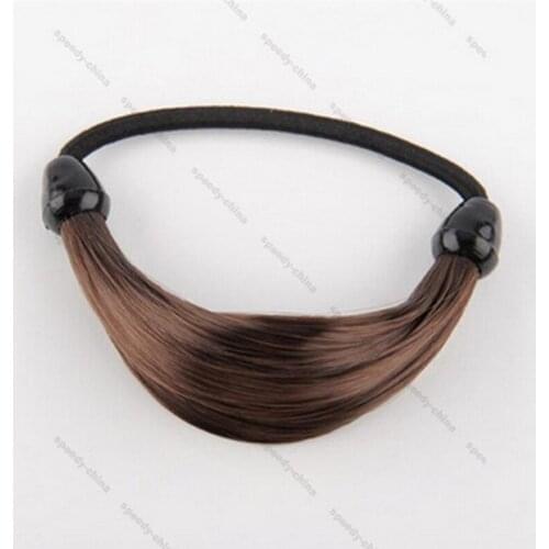 3 pcs Korean Girl Modern Woman Style Hairpiece Accessories Rope Hairband Accessories Synthetic Wig Girl Elastic Headwear 2019