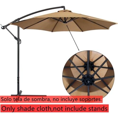 Garden Umbrella Parasol Cloth Outdoor Patio Canopy Shades Dustproof 2M Hexagon Oxford Cloth Beach Replacement Waterproof Awnings