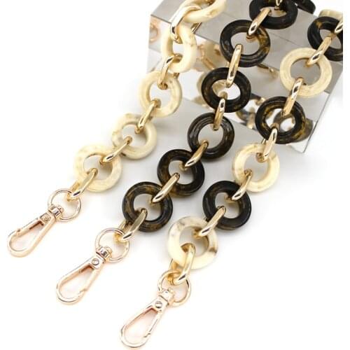 30cm 60cm 110 Detachable Replacement Shoulder Strap Bag DIY Acrylic Resin Handbag Chain Plastic Strap for Women Bag Accessories