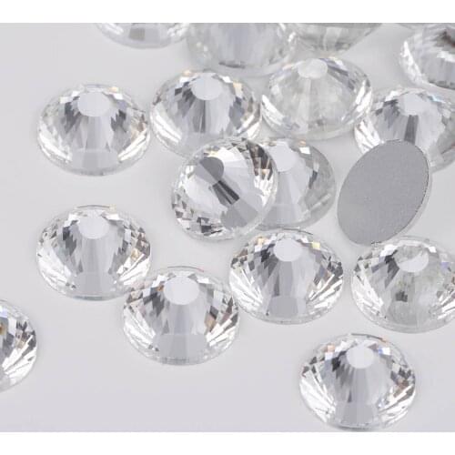 Super Glitter Crystal AB Non Hot Fix Rhinestones SS3-SS50 FlatBack Strass Sewing&Fabric Garment Nail Art Rhinestones Decorations
