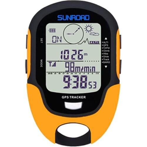 SUNROAD GPS Navigation Tracker Sport Digital Watch Army Hours Running Military Altimeter Barometer Compass Locator reloj hombre