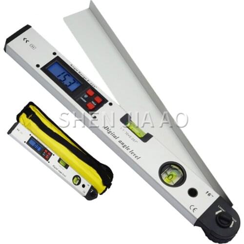 400mm/16INCH DC06 Digital Display Angle Electronic Laser Level Digital Display Angle Meter Without Battery 9V 1PC