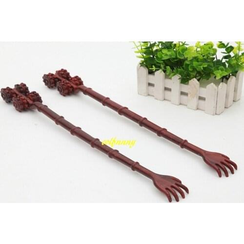 50pcs/lot Multifunction plastic Back Scratcher Scratching Massage Itch Backscratcher Hackle Massager With roller
