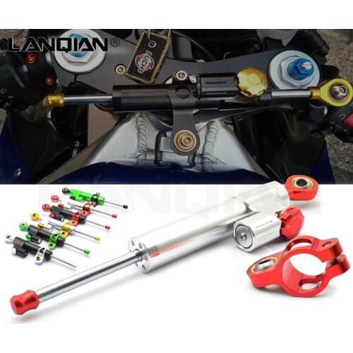 For Honda VTX1300 CBR650F/CB650F CBF1000 VF750S SABRE VFR750/800/F/1000 Hot CNC Adjustable Motorcycles Steering Stabilize Dampe