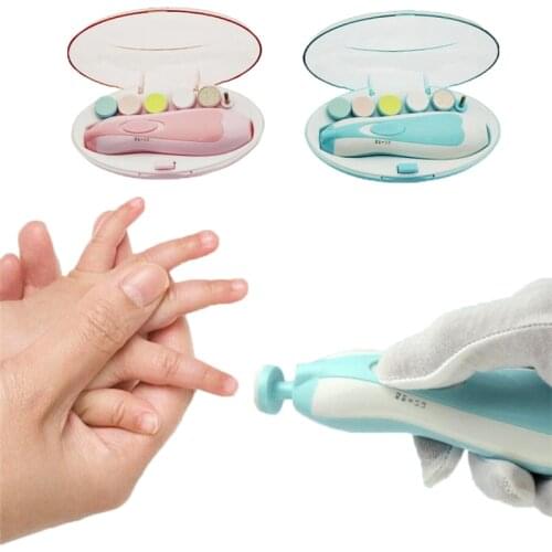 Electric Baby Nail Trimmer Baby Scissors Babies Nail Care Safe Nail Clipper Cutter For Kids Infant Newbron Nail Trimmer Manicure