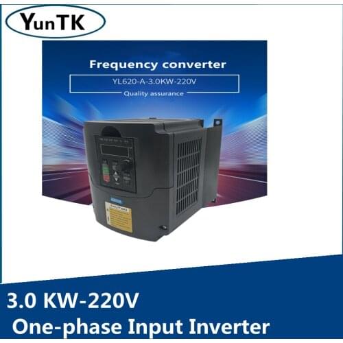 3 KW 220V Fan Water Pump Inverter ,Light Load Vector Speed Controller ,One Phase Input Three Phase Output