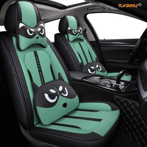 KAHOOL flax car seat covers For nissan leaf x-trail t30 navara d40 almera n16 primera p12 terrano teana j32 classic car seats