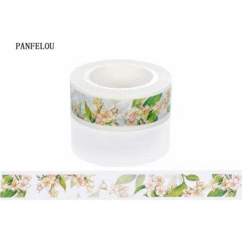10M*10mm Wild flowers Sticker Washi Masking tape Quality good price HOT sell DIY Scrapbook Embellishments Decoration