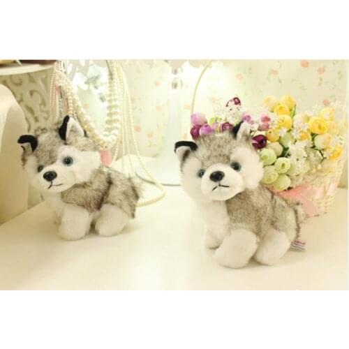 Cute 18cm plush Husky Dog stuffed soft Pillow nice Favorite Bed decoration good quality christmas birthday for lover kid
