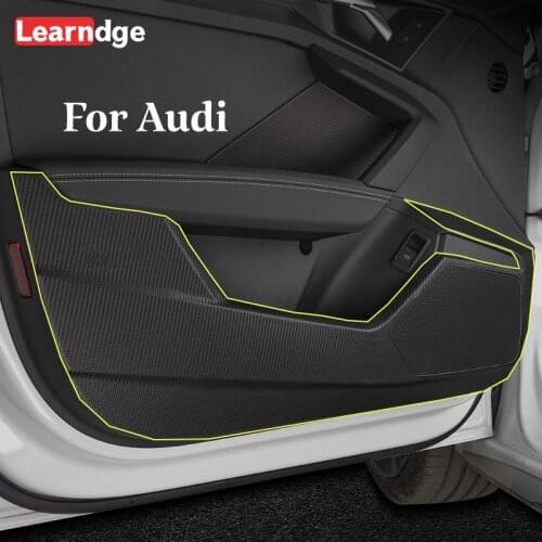 For Audi A3 8Y 2021 2020 Sportback Limousine Sedan Car Door Anti Kick Pad Protection Side Edge Stickers Interior Accessories