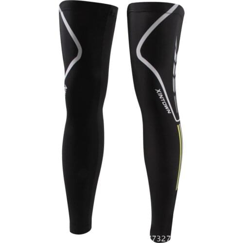 New Black XINTOWN Women Men Bike Bicycle Cycling Leg Warmers Running Sleeve Sun UV Protection Guard Knee S-3XL