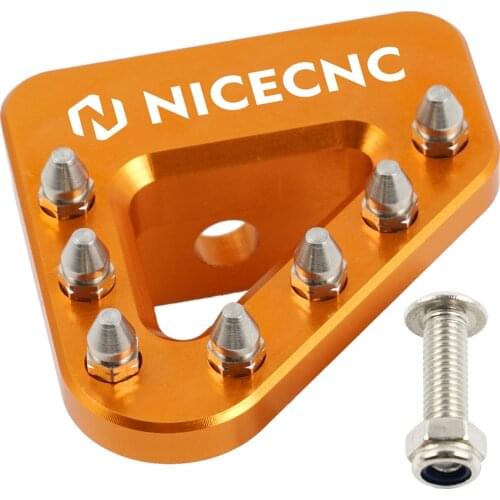 NICECNC Rear Brake Pedal Plate For KTM 200 250 EXC 125 SX 200 MXC 1999-2003 125 EXC 250 SX 380 EXC 1999-2002 SX MXC EXC-G RACING