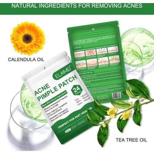 Acne Pimple Patch Stickers Acne Repair Pimple Remover Invisible Tool Blemish Spot Facial Mask Skin Care Waterproof 24 Patches