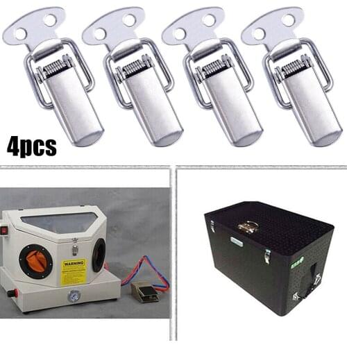 Mini Stainless Steel Spring Loaded Clamp Clip Case Box Latch Catch Toggle Tension Lock Lever Clasp Closures Crate Lock