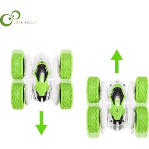 Control Roll 360 Degree Flip Kids Robot RC Cars Toys Sinovan Hugine RC Car 2.4G 4CH Stunt Drift Deformation Buggy Car Remote WYW