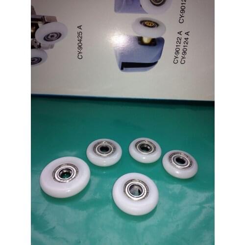 4pcs Shower room pulley wheels shower room roller high quality bearing steel wear-resistant wheels