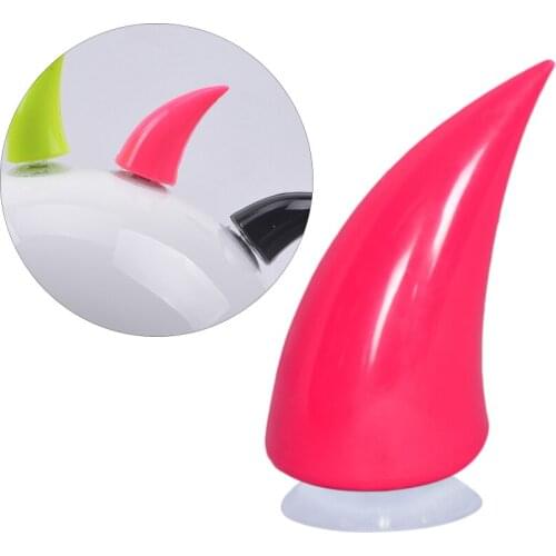 1PC Car Bike Motorcycle Helmet Devil Horn Motocross Full Face Off Road Helmet Decoration Cycling Accessorie Headwear Sucker