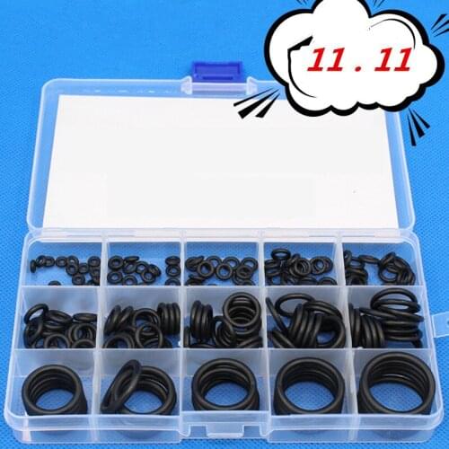 Dingqing O-ring sealing ring diameter 1.5 mm seal repair box set oil resistant waterproof rubber ring