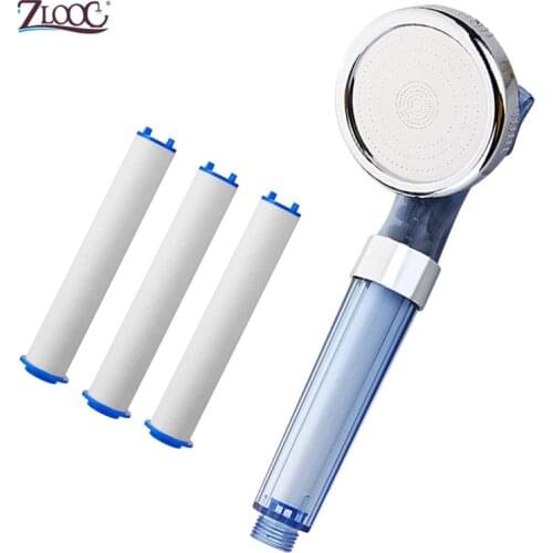 High quality residual chlorine removal PP sediment cartridge filtered shower head Filter Pure Shower