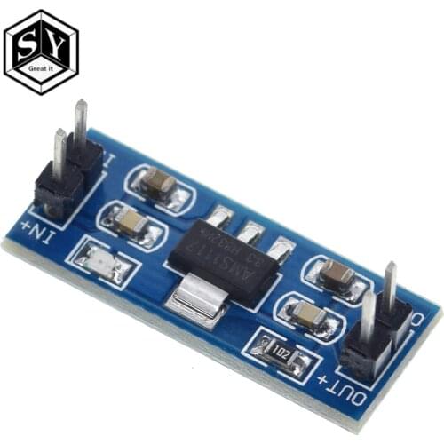 1PCS Great IT AMS1117 5V (4.5-7V) Turn To 3.3V DC-DC Step down Power Supply Buck Module For Arduino Raspberry pi