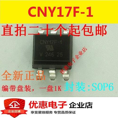 10PCS CNY17F-1 SMD SOP6 new original