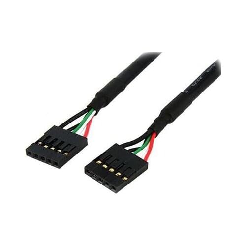 18in Internal 5 pin USB IDC Motherboard Header Cable 0.5m free shipping