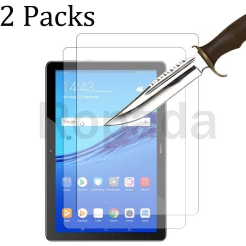 2 Packs screen protector for Huawei MediaPad T5 10 inch glass film tempered glass screen protection