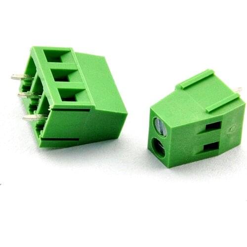 20 pcs 3 Pin Screw green PCB Terminal Block Connector 2.54mm 3.5mm 3.81mm 5.00mm 5.08mm 7.5mm 7.62mm Pitch KF128-3P