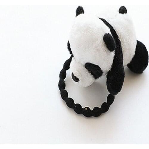3-7CM Cute Panda Stuffed Plush Doll Toy , Hair Accessories Plush Gift Toy