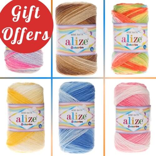 Alize Sugar Tie Dye/Sugar Hobby And Craft Supplies