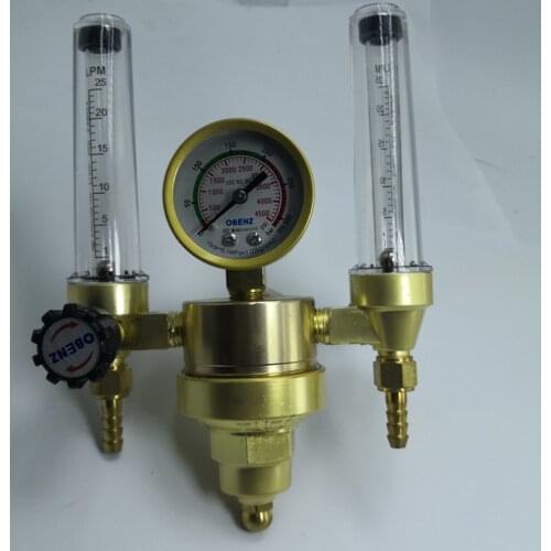 Argon Ar Meter Cylinder TIG Welding Pressure Regulator Valve 2 Gauge