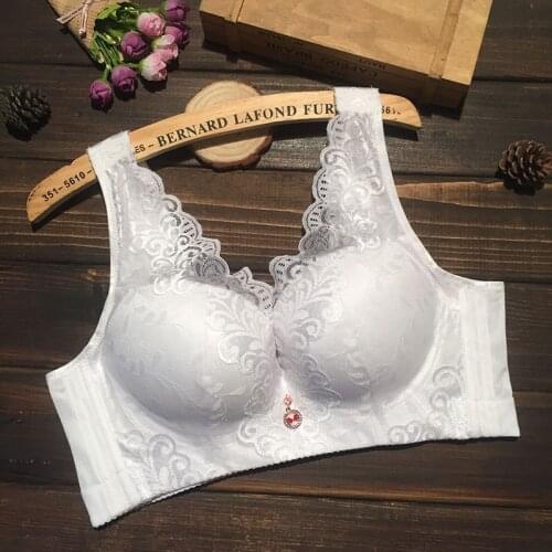 New fashion plus size push up bras for women bralette wire free women underwear modis lace bra luxurious sutia lingerie lady